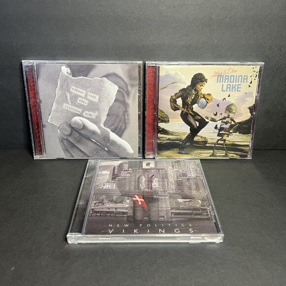 Lot of 3 Alternative Indie Rock CDs Better Than Ezra, Madina Lake & New Politics - Picture 1 of 9